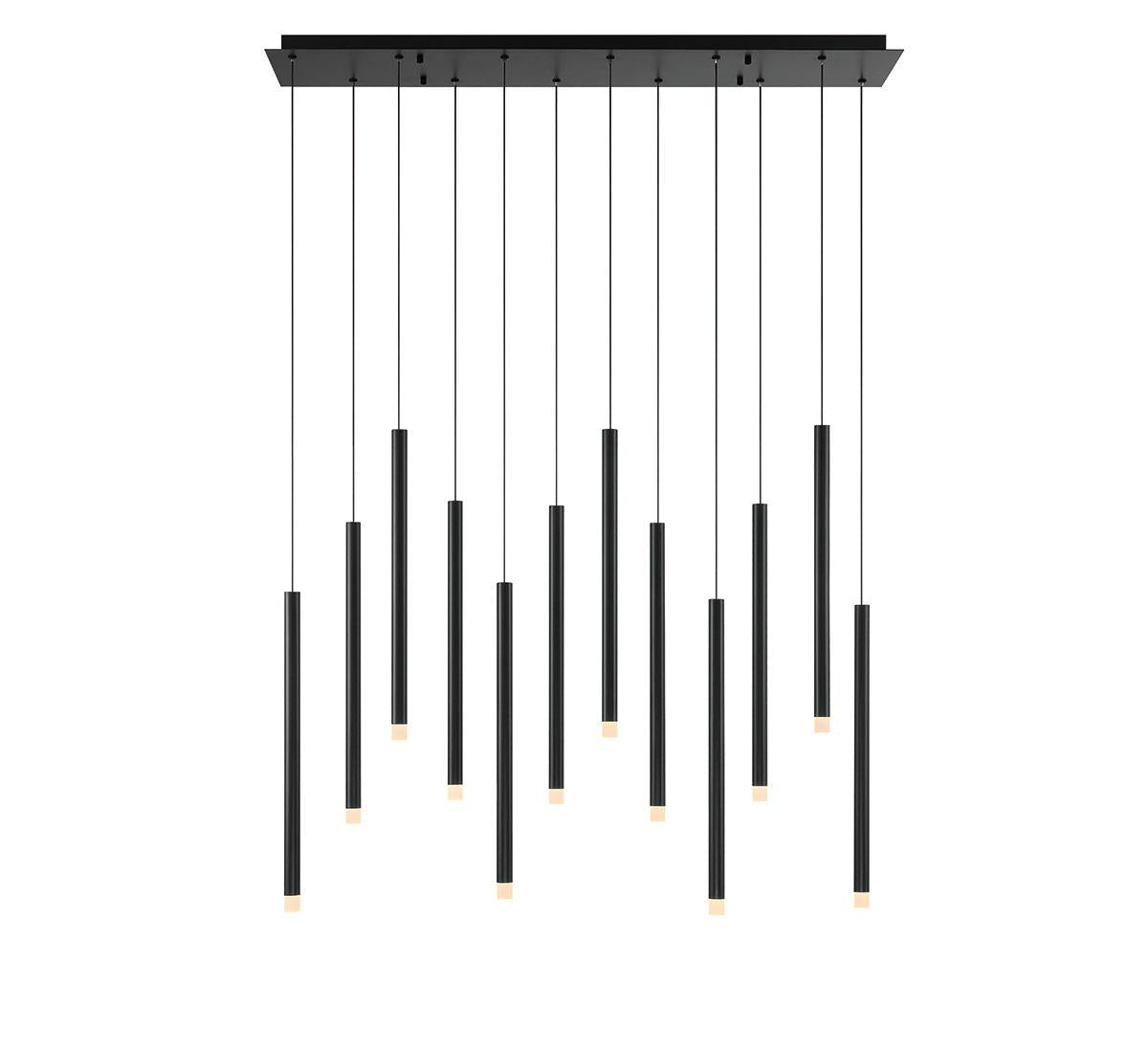 LIB & CO, AMALFI 12 LIGHT LINEAR LED CHANDELIER, CHANDELIER LIGHT