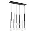 LIB & CO, POSITANO 12 LIGHT LINEAR LED CHANDELIER, CHANDELIER LIGHT