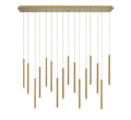 LIB & CO, AMALFI 16 LIGHT LINEAR LED CHANDELIER, CHANDELIER LIGHT