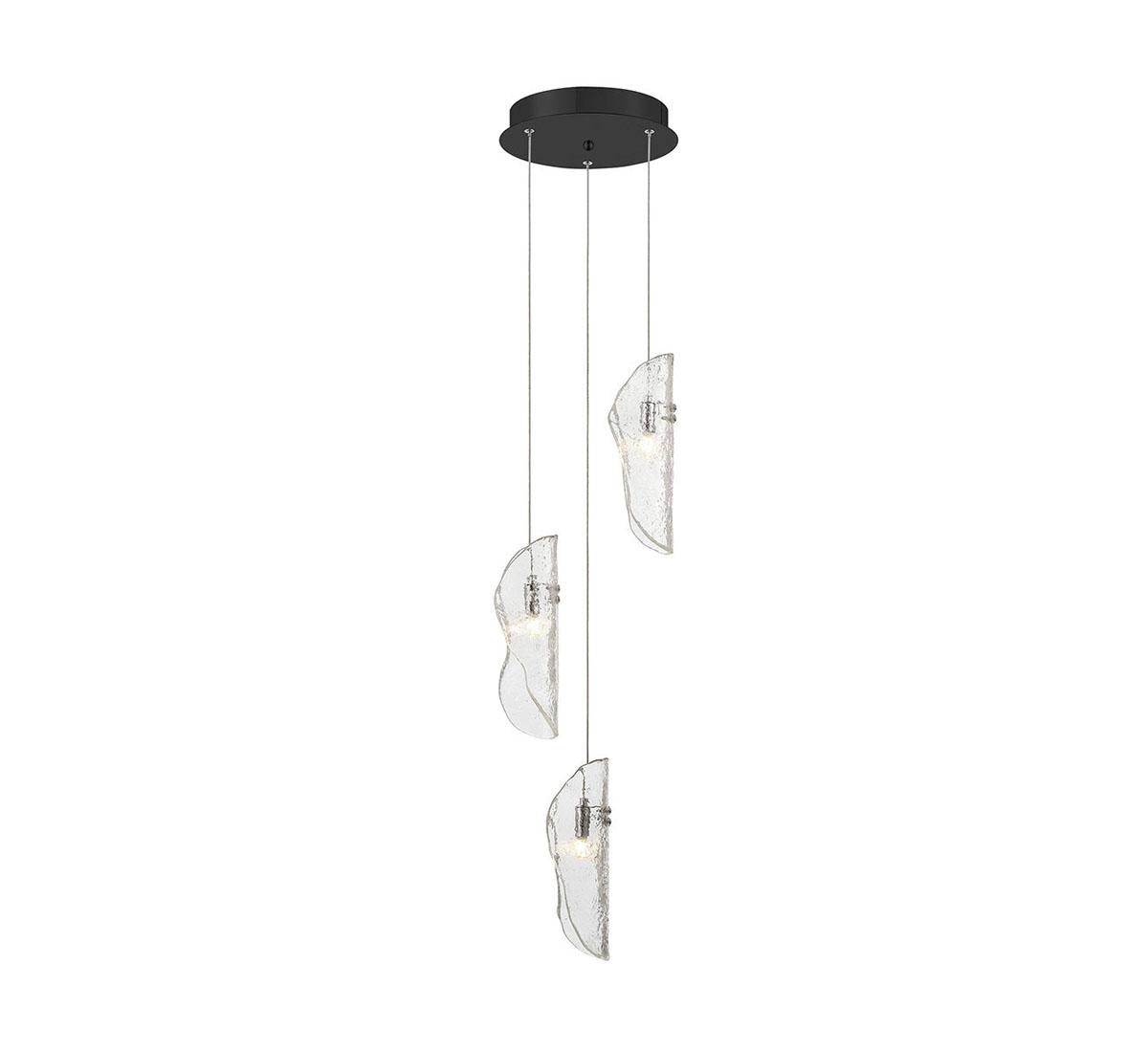 LIB & CO, SORRENTO 3 LIGHT LED PENDANT, PENDANT LIGHT