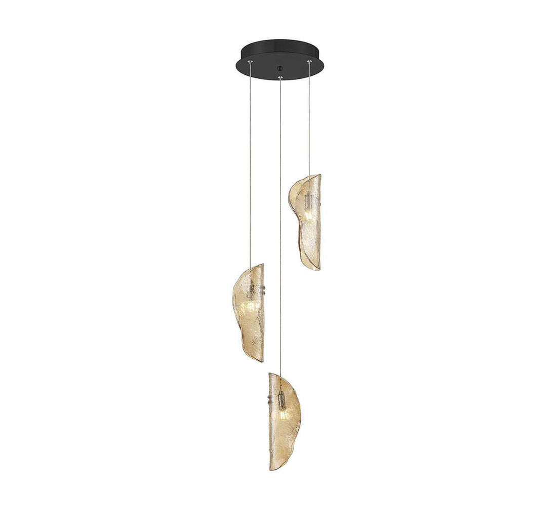 LIB & CO, SORRENTO 3 LIGHT LED PENDANT, PENDANT LIGHT