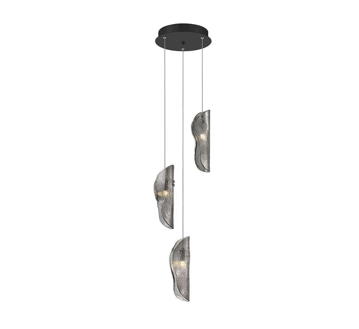 LIB & CO, SORRENTO 3 LIGHT LED PENDANT, PENDANT LIGHT