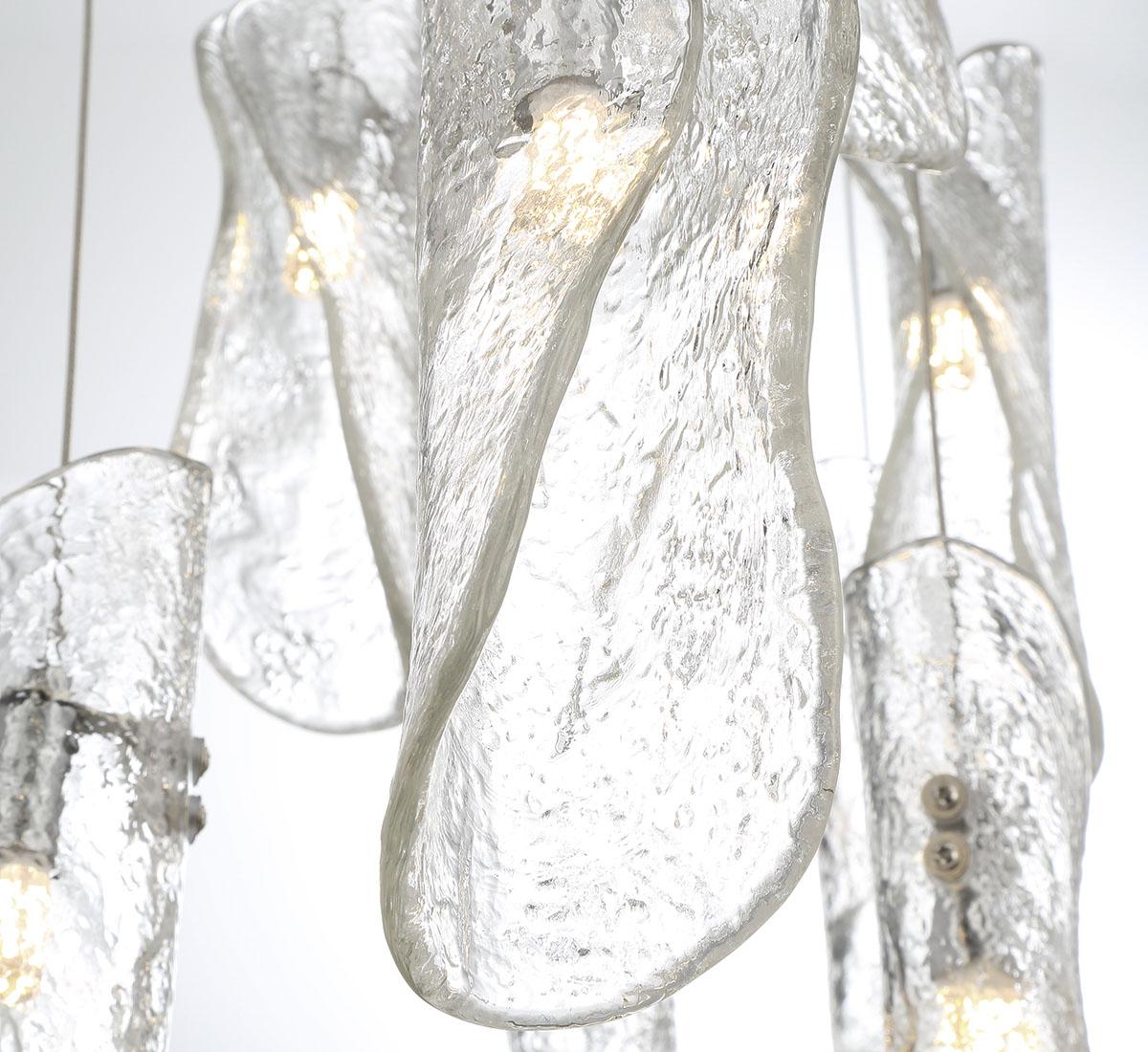 LIB & CO, SORRENTO 12 LIGHT ROUND LED CHANDELIER, CHANDELIER LIGHT