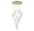 LIB & CO, SORRENTO 12 LIGHT ROUND LED CHANDELIER, CHANDELIER LIGHT