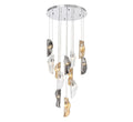 LIB & CO, SORRENTO 12 LIGHT ROUND LED CHANDELIER, CHANDELIER LIGHT