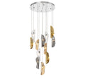 LIB & CO, SORRENTO 12 LIGHT ROUND LED CHANDELIER, CHANDELIER LIGHT