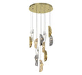 LIB & CO, SORRENTO 12 LIGHT ROUND LED CHANDELIER, CHANDELIER LIGHT