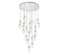 LIB & CO, SORRENTO 21 LIGHT ROUND LED CHANDELIER, CHANDELIER LIGHT