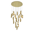 LIB & CO, SORRENTO 21 LIGHT ROUND LED CHANDELIER, CHANDELIER LIGHT