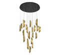 LIB & CO, SORRENTO 21 LIGHT ROUND LED CHANDELIER, CHANDELIER LIGHT