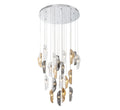 LIB & CO, SORRENTO 21 LIGHT ROUND LED CHANDELIER, CHANDELIER LIGHT