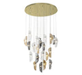 LIB & CO, SORRENTO 21 LIGHT ROUND LED CHANDELIER, CHANDELIER LIGHT