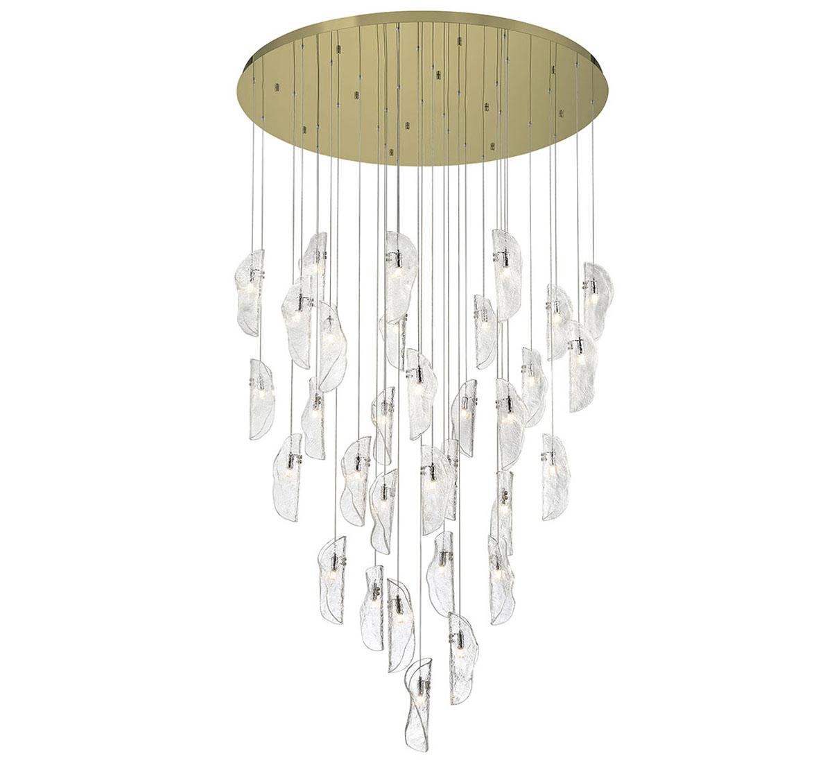 LIB & CO, SORRENTO 32 LIGHT LED GRAND CHANDELIER, CHANDELIER LIGHT