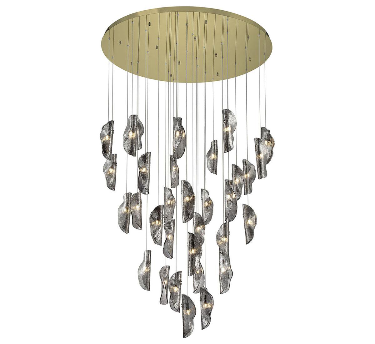 LIB & CO, SORRENTO 32 LIGHT LED GRAND CHANDELIER, CHANDELIER LIGHT