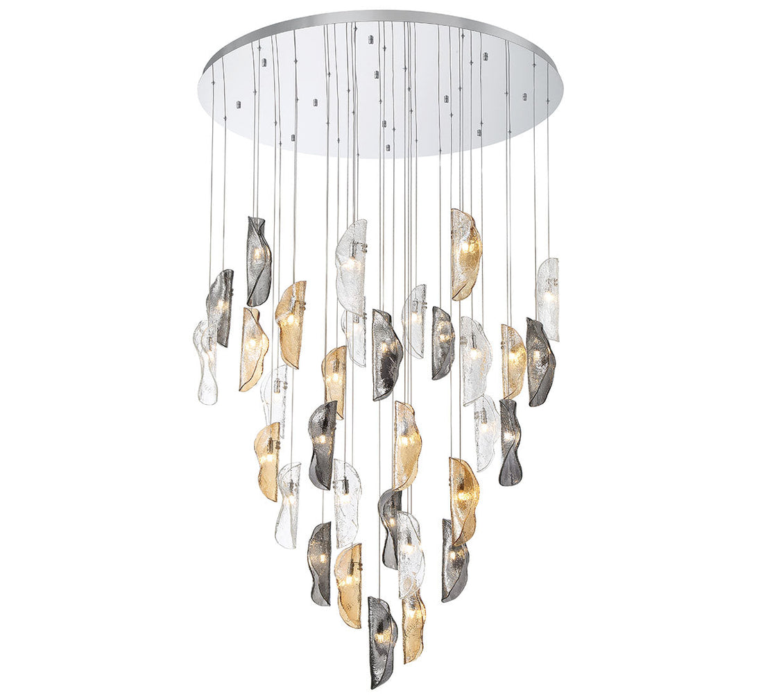 LIB & CO, SORRENTO 32 LIGHT LED GRAND CHANDELIER, CHANDELIER LIGHT
