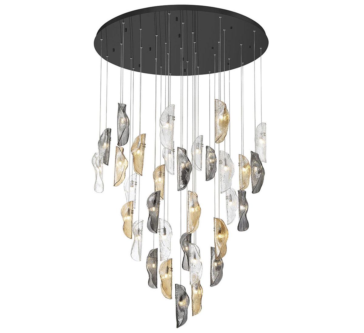 LIB & CO, SORRENTO 32 LIGHT LED GRAND CHANDELIER, CHANDELIER LIGHT