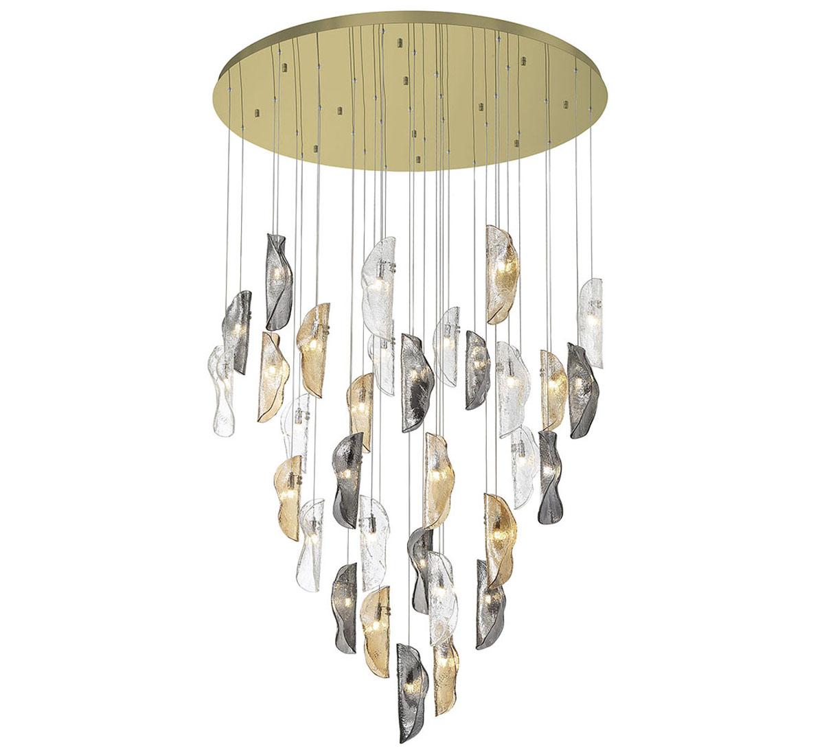 LIB & CO, SORRENTO 32 LIGHT LED GRAND CHANDELIER, CHANDELIER LIGHT