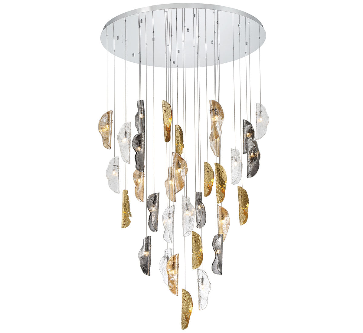 LIB & CO, SORRENTO 32 LIGHT LED GRAND CHANDELIER, CHANDELIER LIGHT