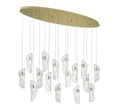 LIB & CO, SORRENTO 16 LIGHT OVAL LED CHANDELIER, CHANDELIER LIGHT