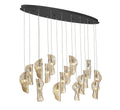LIB & CO, SORRENTO 16 LIGHT OVAL LED CHANDELIER, CHANDELIER LIGHT