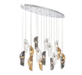 LIB & CO, SORRENTO 16 LIGHT OVAL LED CHANDELIER, CHANDELIER LIGHT
