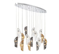 LIB & CO, SORRENTO 16 LIGHT OVAL LED CHANDELIER, CHANDELIER LIGHT