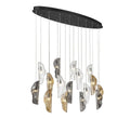 LIB & CO, SORRENTO 16 LIGHT OVAL LED CHANDELIER, CHANDELIER LIGHT