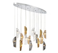LIB & CO, SORRENTO 16 LIGHT OVAL LED CHANDELIER, CHANDELIER LIGHT
