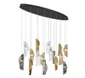 LIB & CO, SORRENTO 16 LIGHT OVAL LED CHANDELIER, CHANDELIER LIGHT