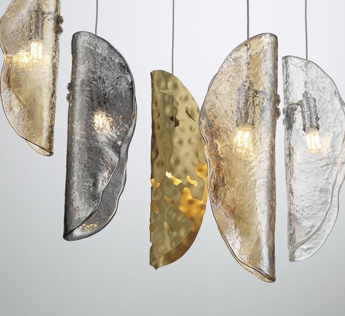 LIB & CO, SORRENTO 16 LIGHT OVAL LED CHANDELIER, CHANDELIER LIGHT