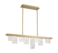 LIB & CO, SIENA 8 LIGHT LINEAR CHANDELIER, CHANDELIER LIGHT