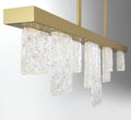 LIB & CO, SIENA 8 LIGHT LINEAR CHANDELIER, CHANDELIER LIGHT