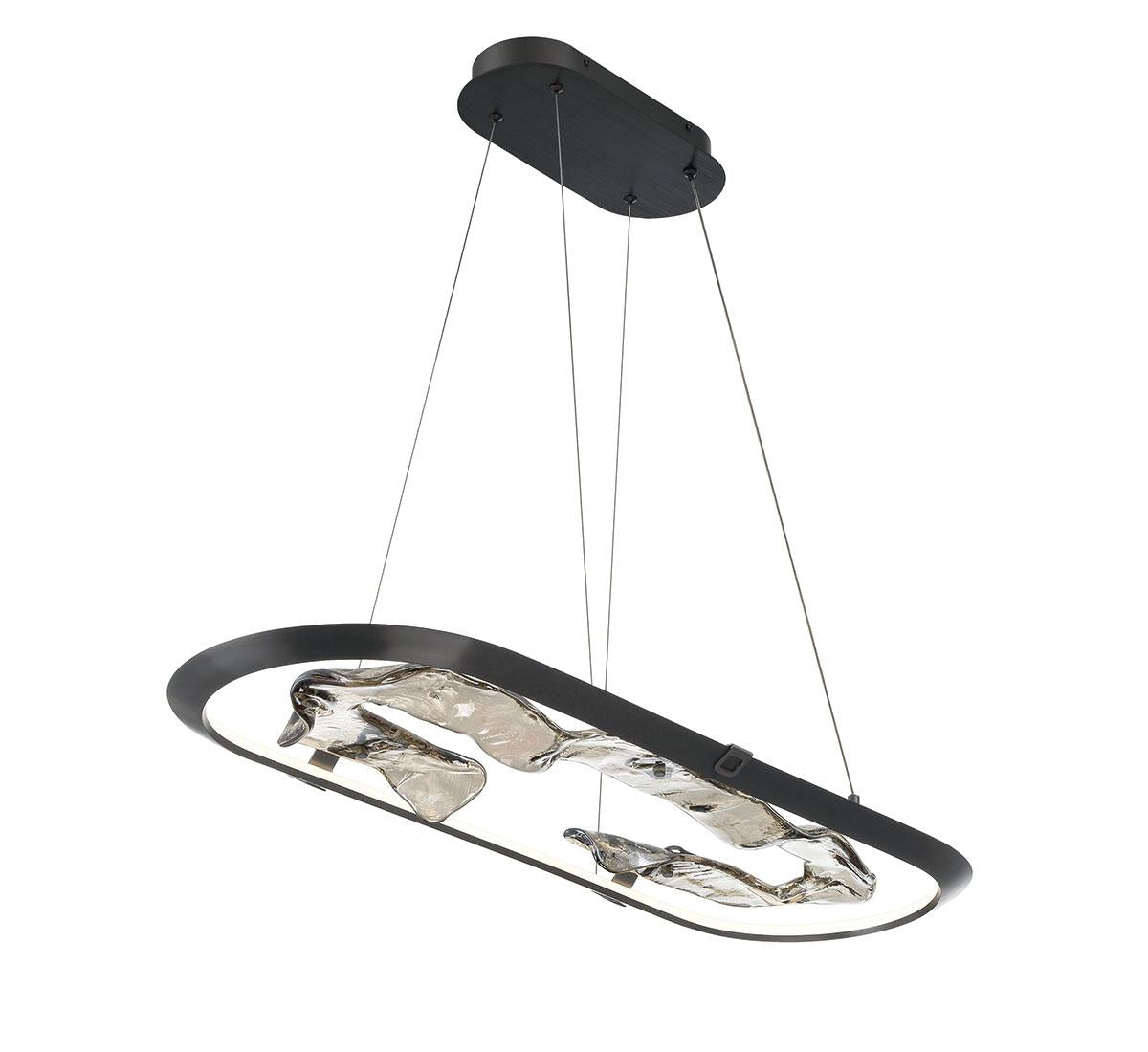LIB & CO, NETTUNO SMALL OVAL LED CHANDELIER, CHANDELIER LIGHT