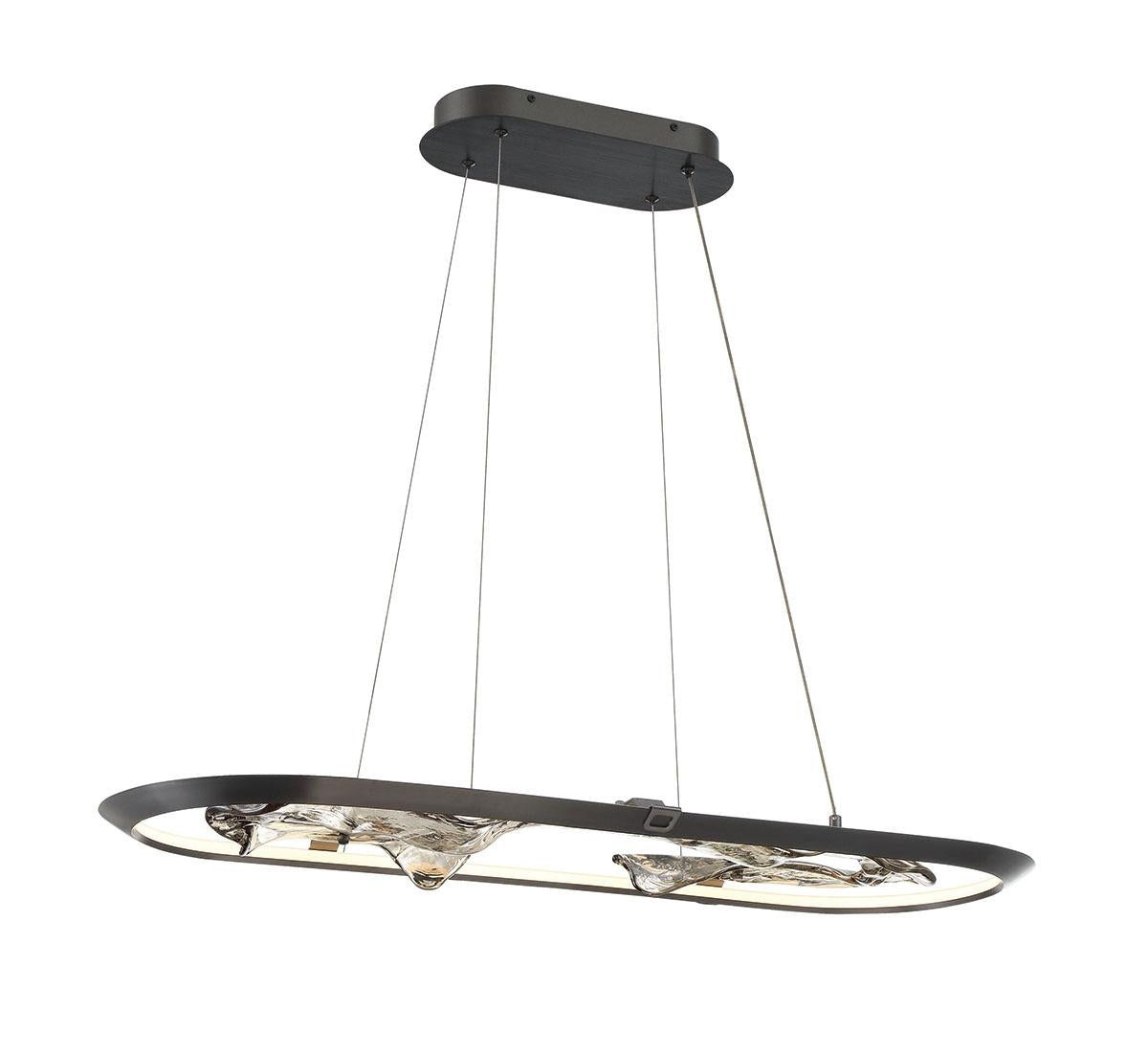 LIB & CO, NETTUNO SMALL OVAL LED CHANDELIER, CHANDELIER LIGHT