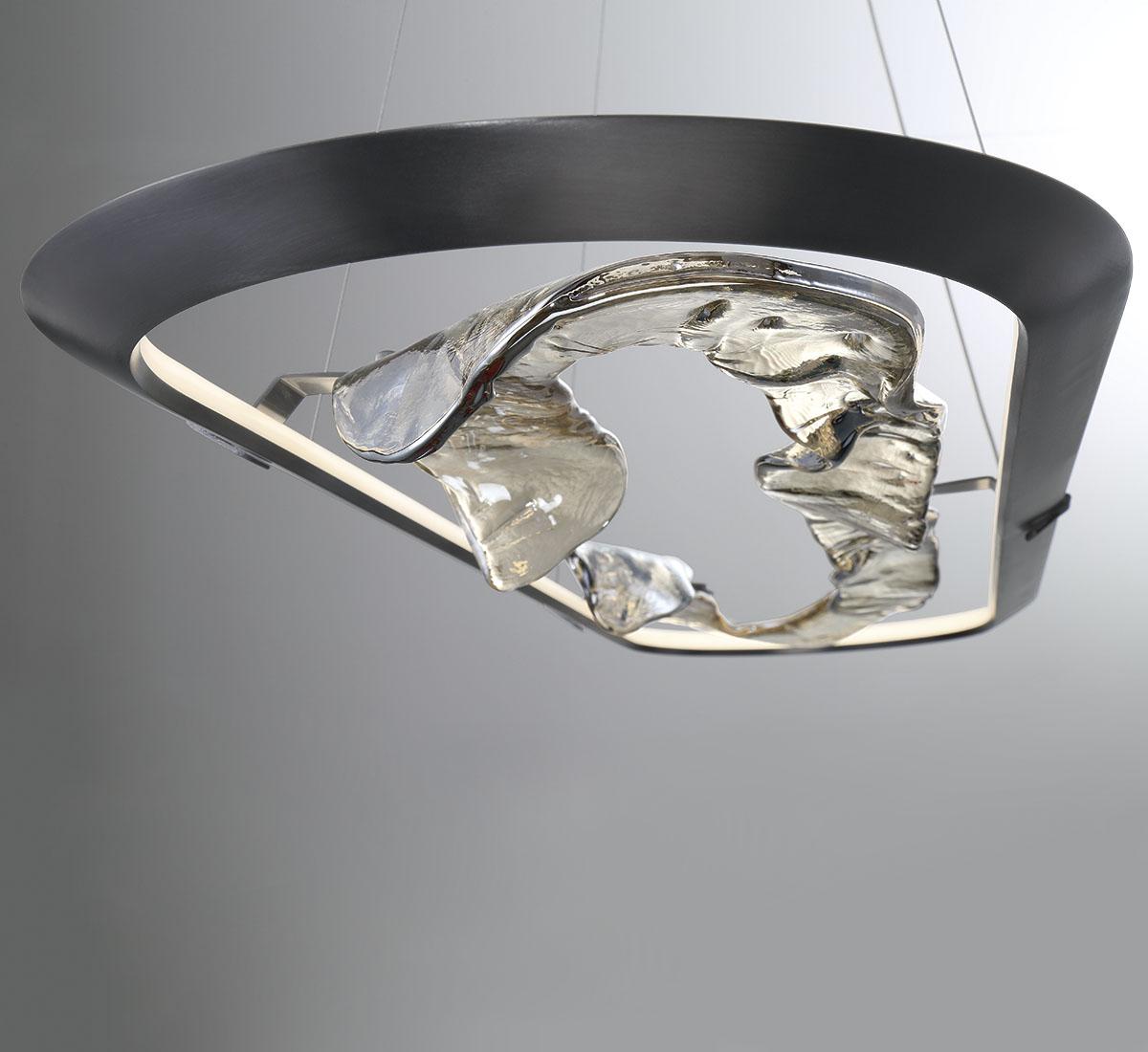 LIB & CO, NETTUNO LARGE OVAL LED CHANDELIER, CHANDELIER LIGHT