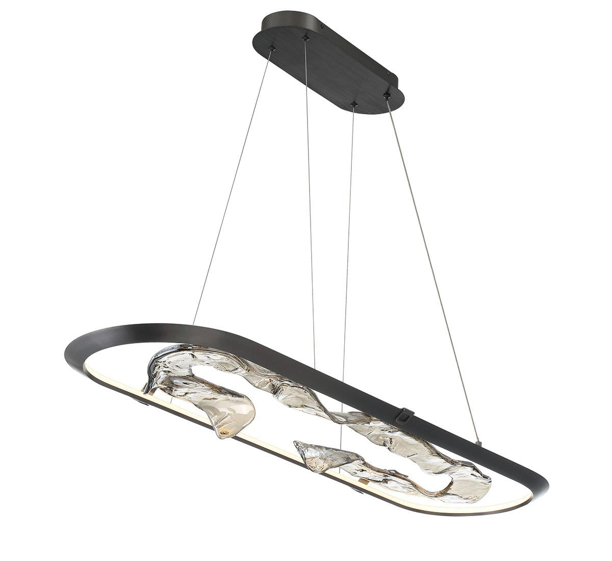 LIB & CO, NETTUNO LARGE OVAL LED CHANDELIER, CHANDELIER LIGHT