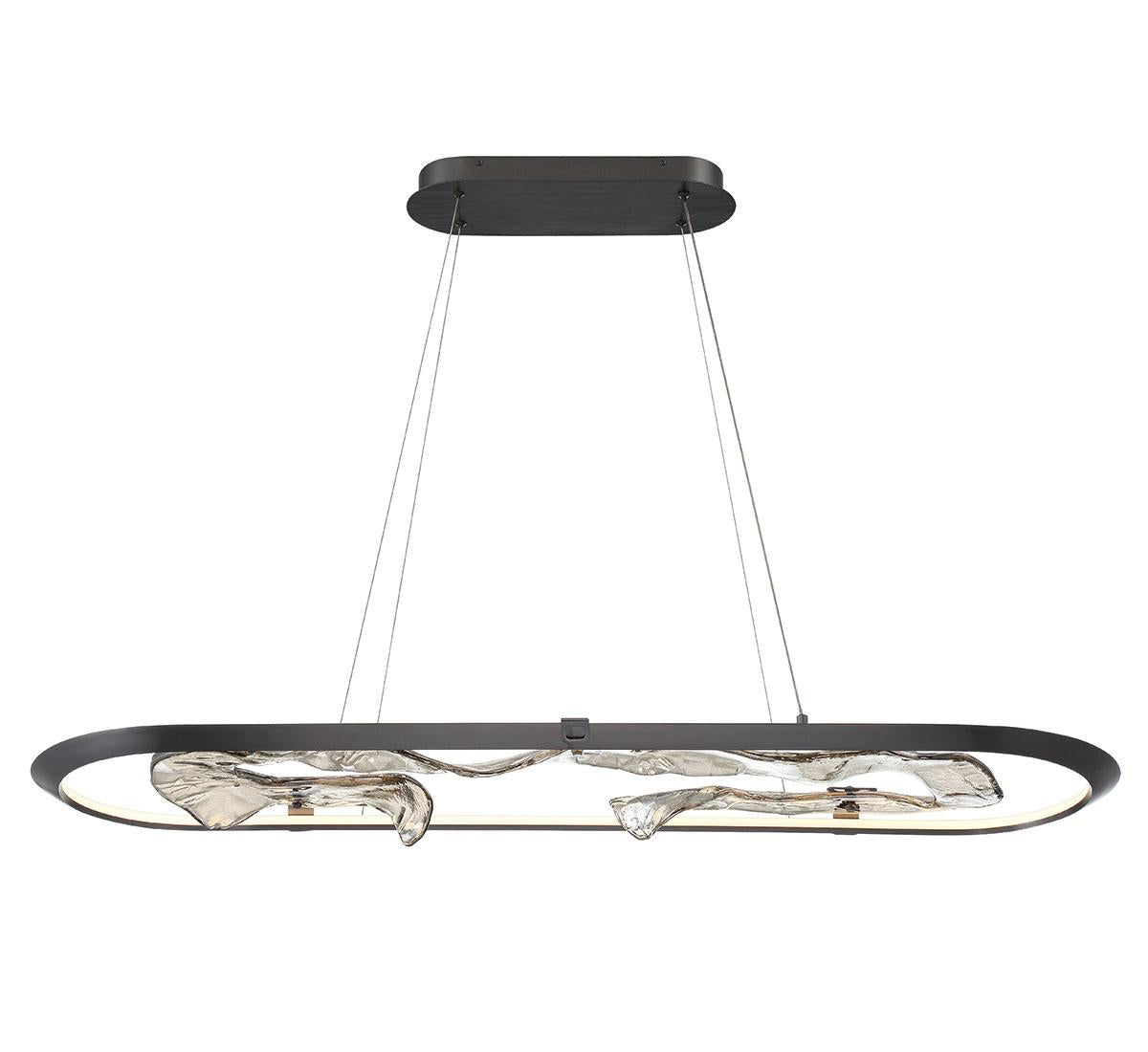 LIB & CO, NETTUNO LARGE OVAL LED CHANDELIER, CHANDELIER LIGHT