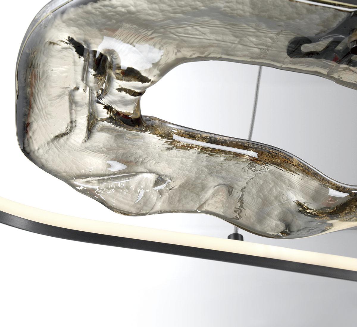 LIB & CO, NETTUNO LARGE OVAL LED CHANDELIER, CHANDELIER LIGHT