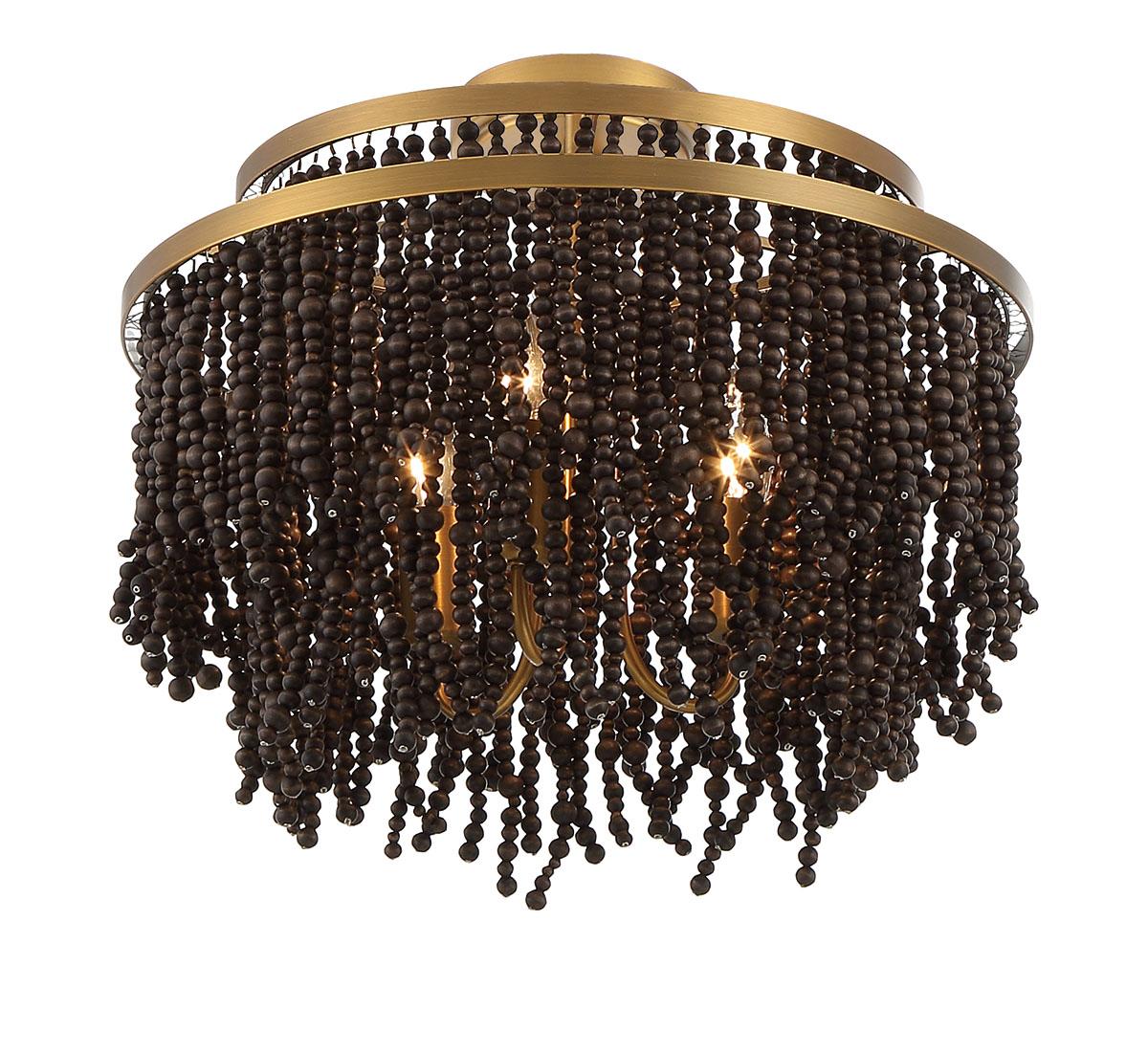 LIB & CO, MOLFETTA 3 LIGHT CONVERTIBLE FLUSHMOUNT / PENDANT, PENDANT LIGHT
