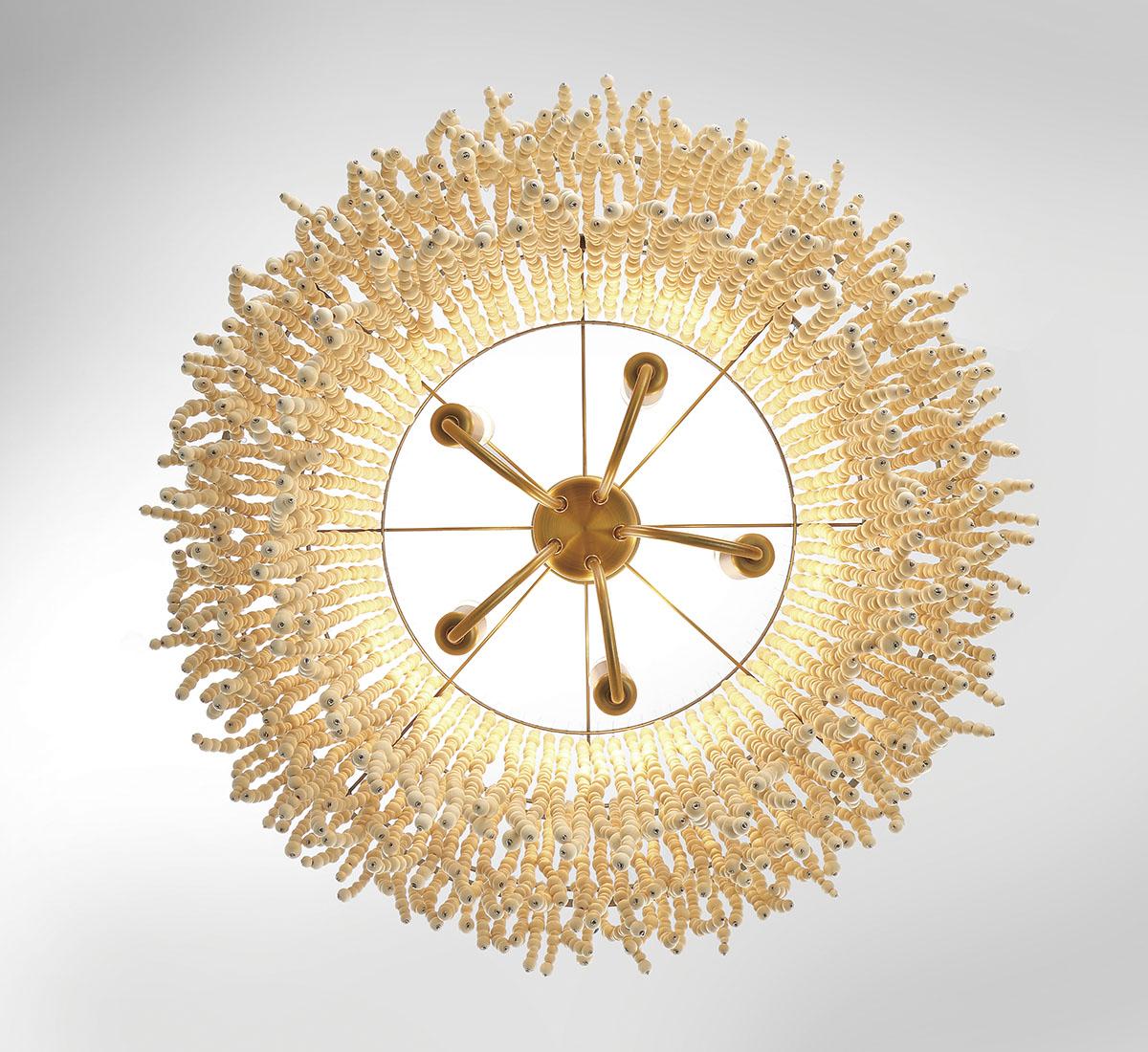 LIB & CO, MOLFETTA 5 LIGHT CHANDELIER, CHANDELIER LIGHT