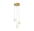 LIB & CO, ADELFIA 3 LIGHT ROUND LED PENDANT, PENDANT LIGHT