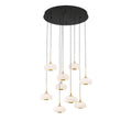 LIB & CO, ADELFIA 9 LIGHT ROUND LED CHANDELIER, CHANDELIER LIGHT