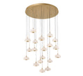 LIB & CO, ADELFIA 19 LIGHT ROUND LED CHANDELIER, CHANDELIER LIGHT