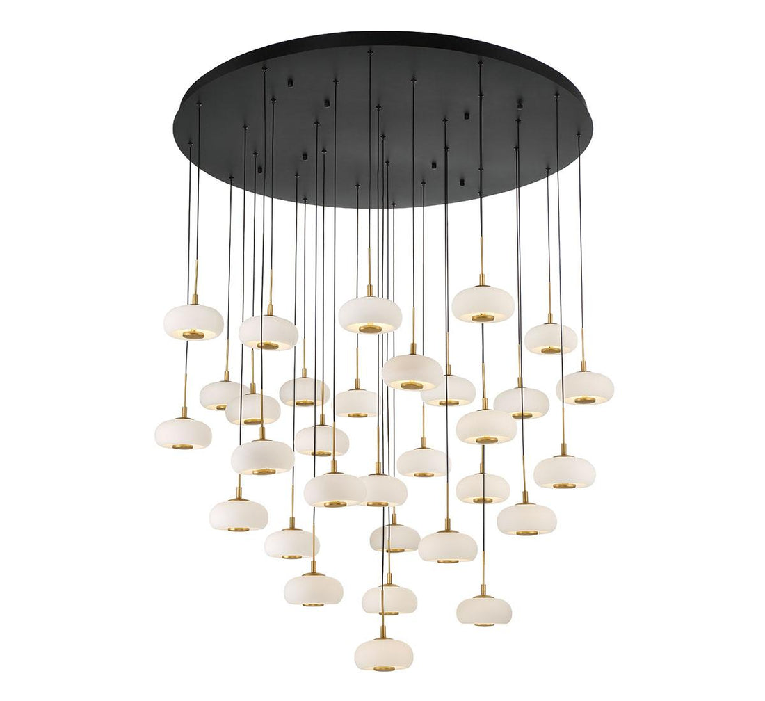 LIB & CO, ADELFIA 31 LIGHT LED GRAND CHANDELIER, CHANDELIER LIGHT