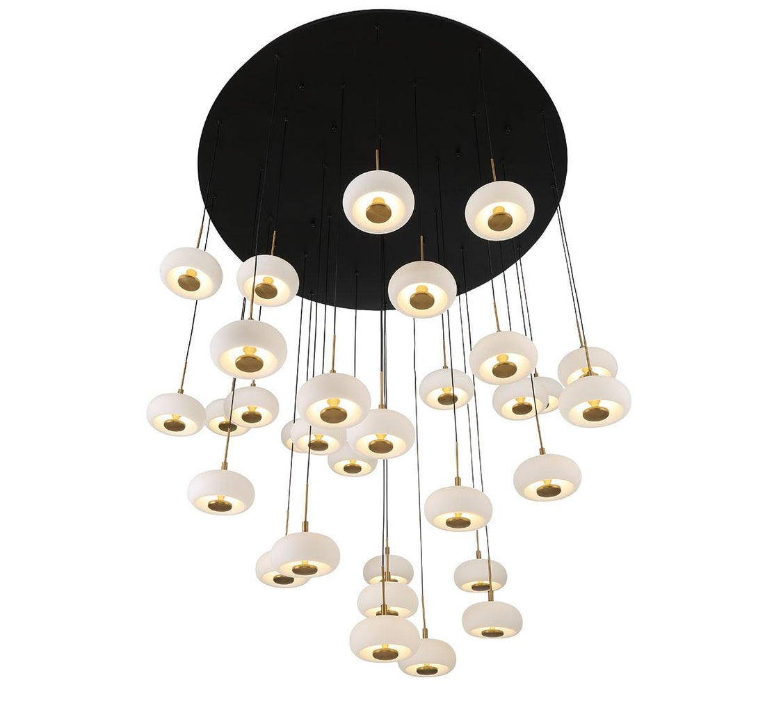 LIB & CO, ADELFIA 31 LIGHT LED GRAND CHANDELIER, CHANDELIER LIGHT