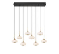 LIB & CO, ADELFIA 8 LIGHT RECTANGULAR LED CHANDELIER, CHANDELIER LIGHT