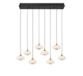 LIB & CO, ADELFIA 8 LIGHT RECTANGULAR LED CHANDELIER, CHANDELIER LIGHT