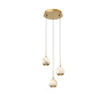 LIB & CO, BAVENO 3 LIGHT ROUND LED PENDANT, PENDANT LIGHT