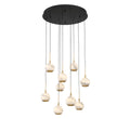LIB & CO, BAVENO 9 LIGHT ROUND LED CHANDELIER, CHANDELIER LIGHT