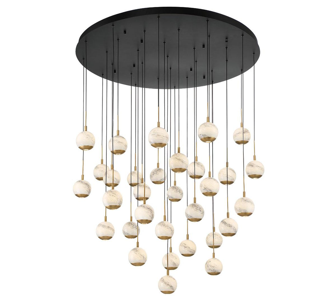LIB & CO, BAVENO 31 LIGHT LED GRAND CHANDELIER, CHANDELIER LIGHT